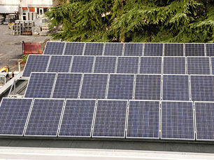 Foto 2 impianto fotovoltaico 20 Kw su tetto piano